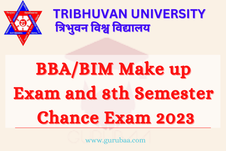 Tribhuvan University BBA/BIM Exams 2023 Announcement