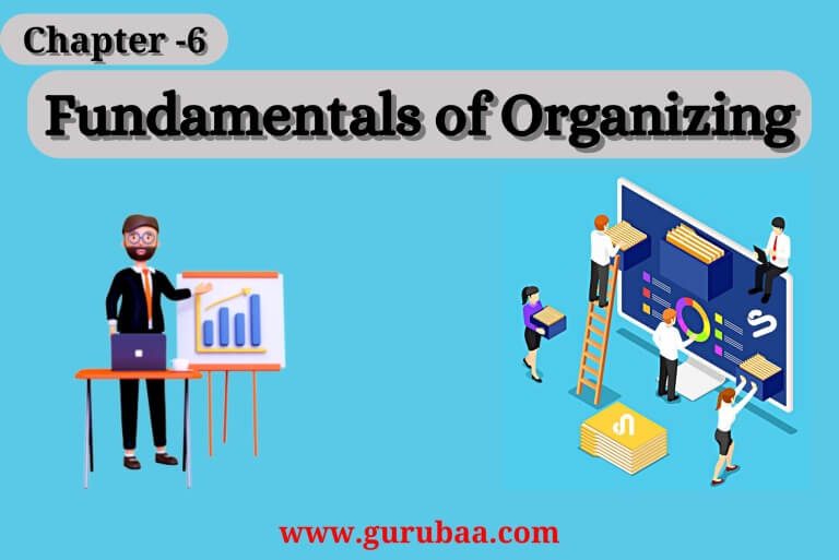 Chapter 6: Fundamentals of Organizing infographic