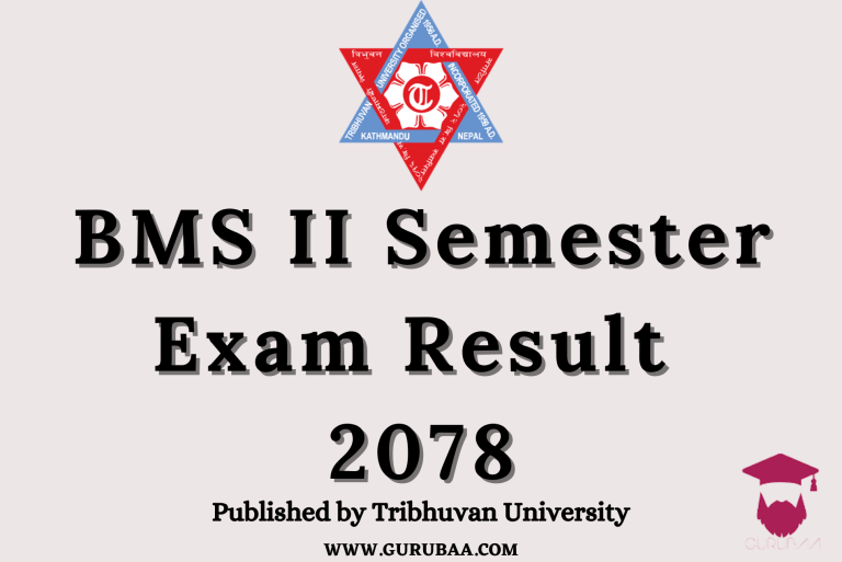 BMS II Semester Exam Result 2078, Tribhuvan University