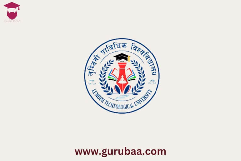 Lumbini Technological University logo with website URL.