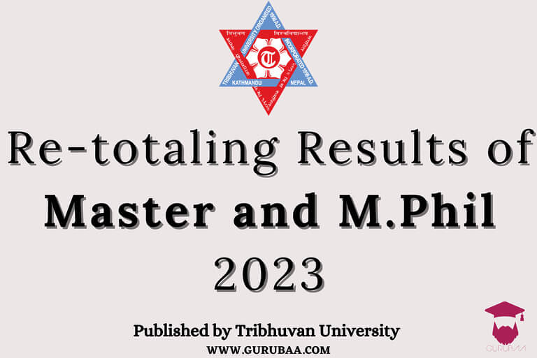 Re-totaling Results for Master's and M.Phil 2023