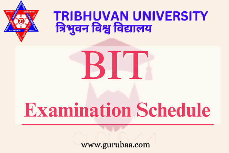 BIT Examination Schedule from Tribhuvan University