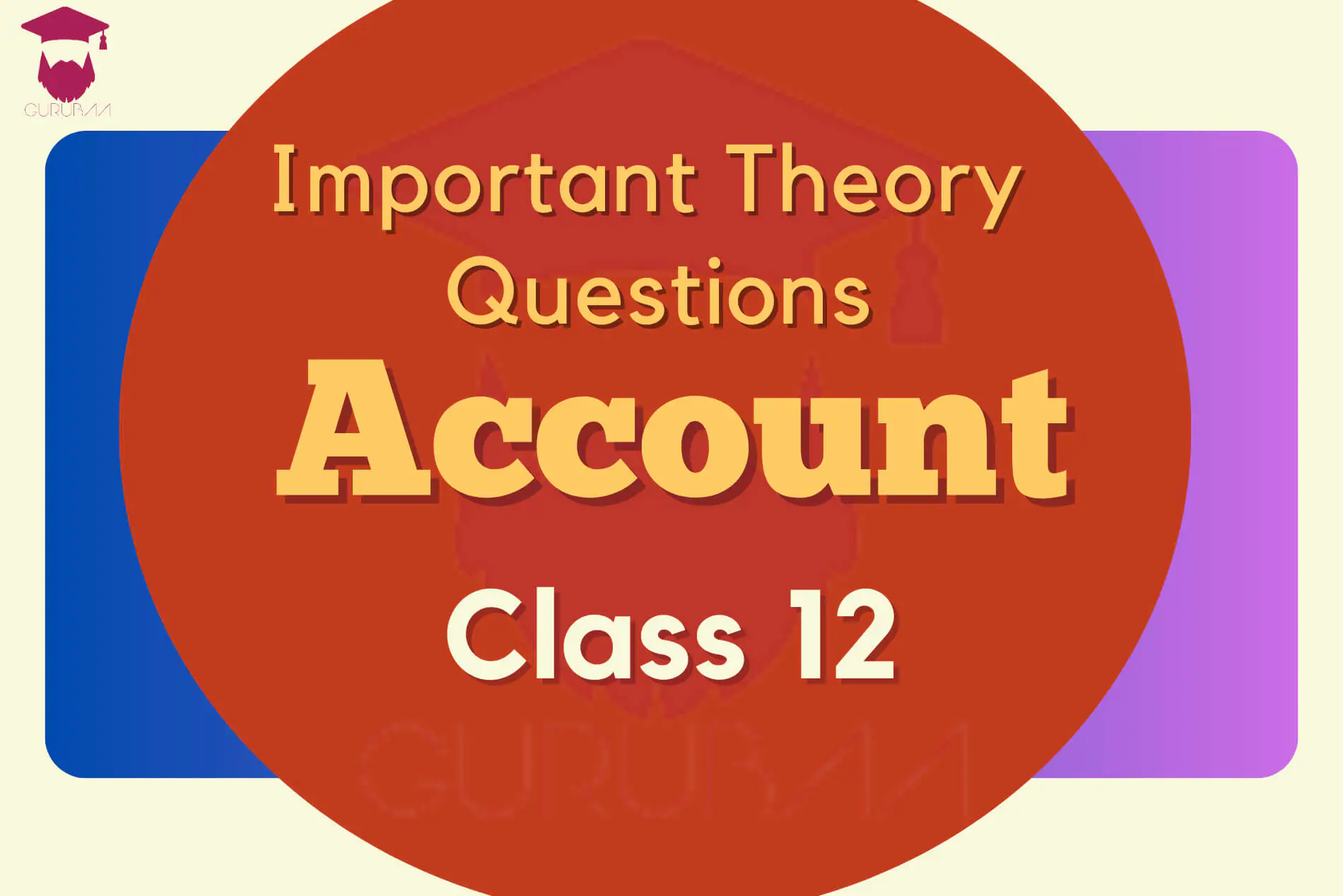 Class 12 Accounts: Important Theory Questions.