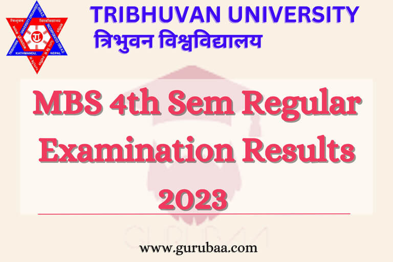 MBS 4th Semester Results 2023 - Tribhuvan University