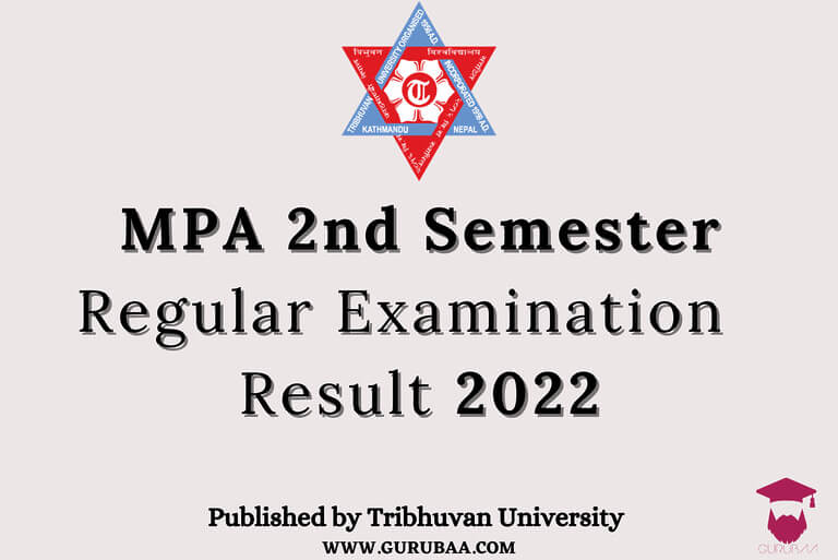 MPA 2nd Semester Exam Results 2022, Tribhuvan University