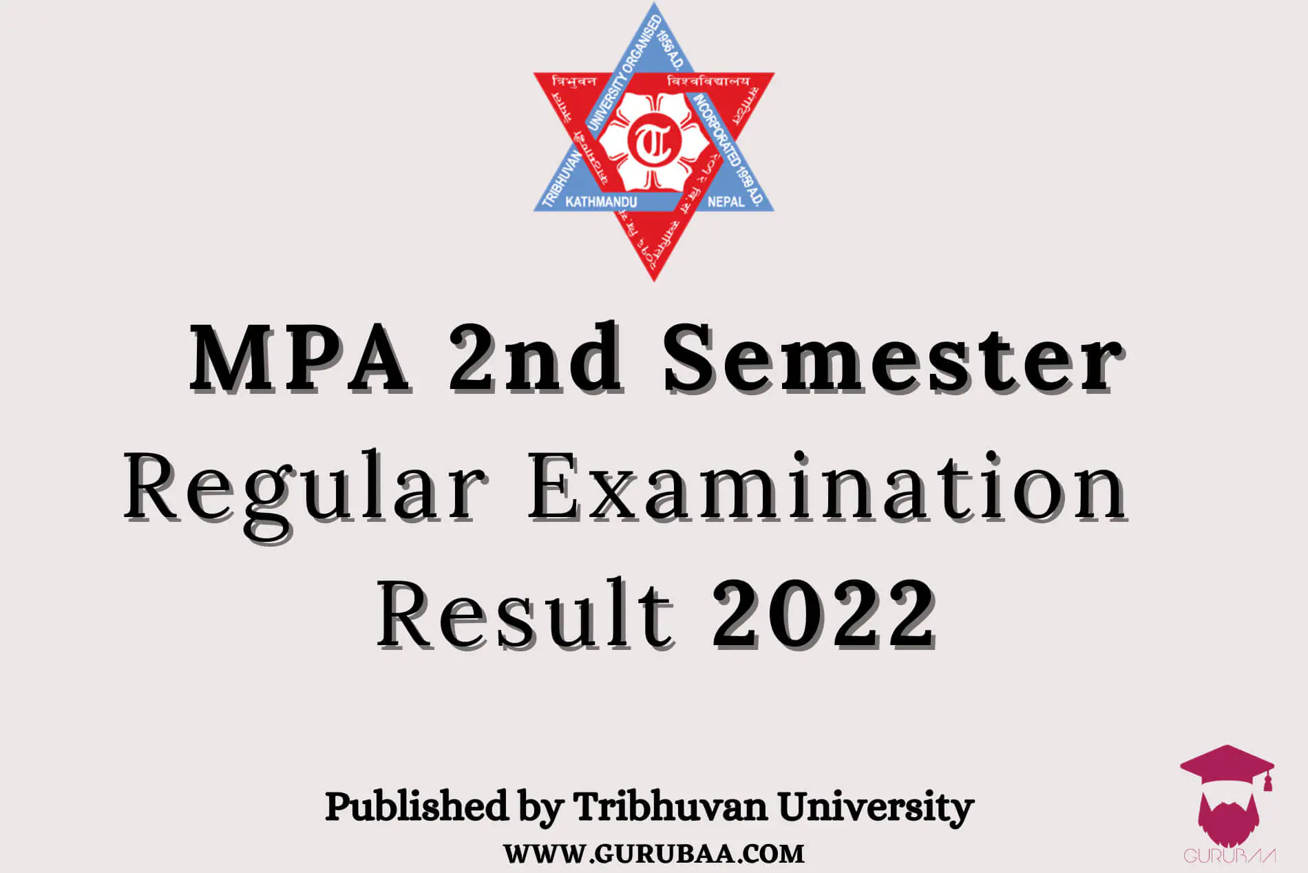 MPA 2nd Semester Exam Results 2022, Tribhuvan University