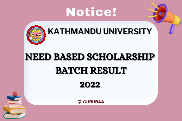 Kathmandu University scholarship results 2022 notice.