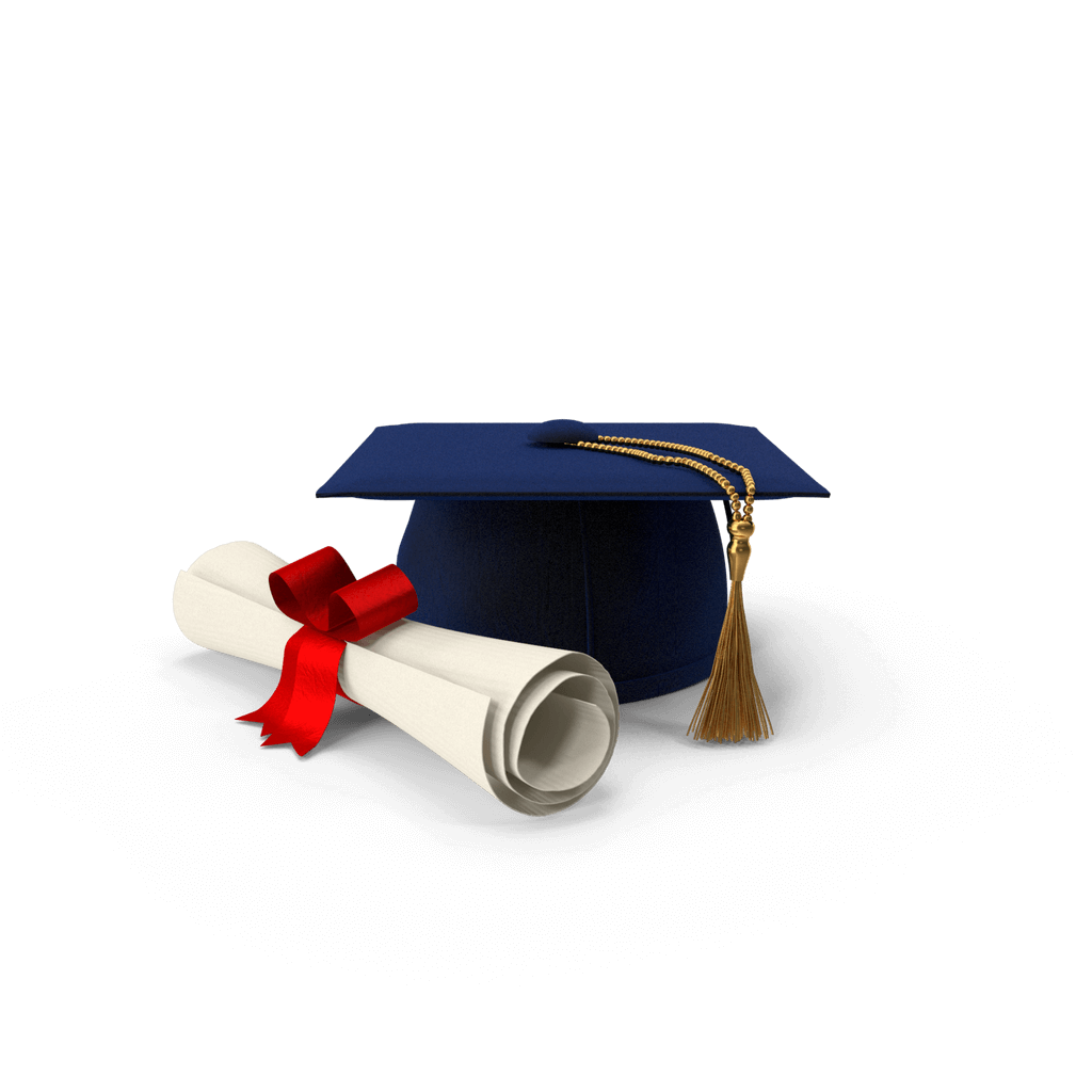 Graduation Hat and Diploma.H03.2k