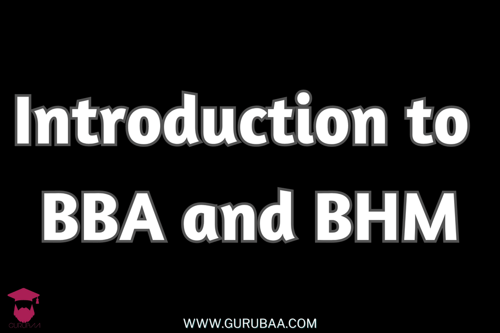 Introduction to BBA and BHM