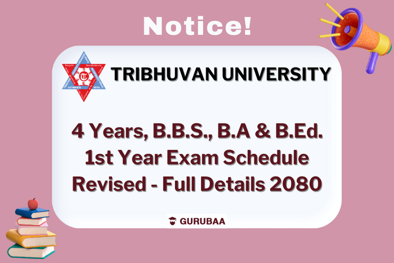 Notice: Tribhuvan University Exam Schedule Revised 2080