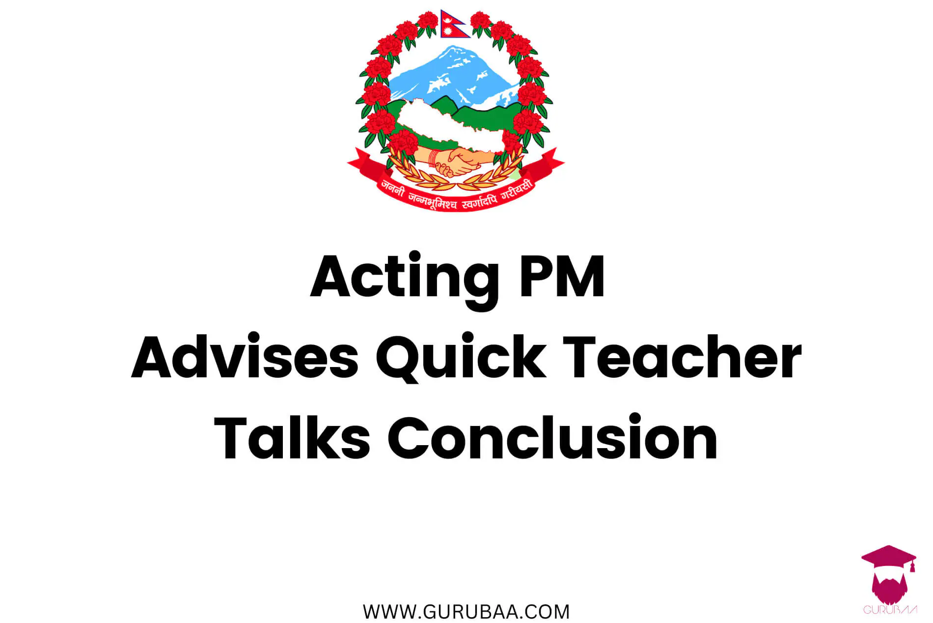 Acting PM urges swift teacher negotiations conclusion.