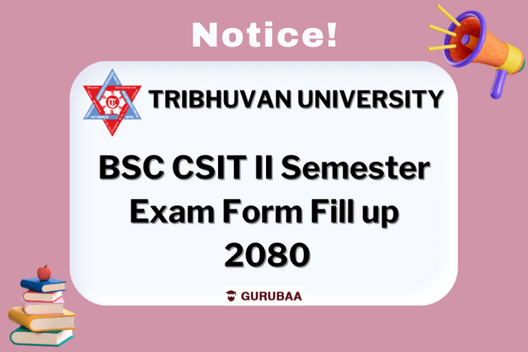 Tribhuvan University BSC CSIT II Semester Exam Form Notice 2080