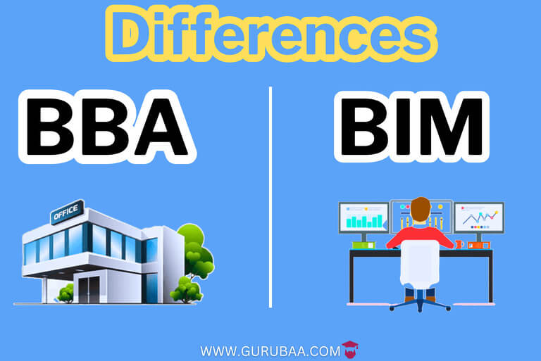 BBA vs BIM differences illustration.