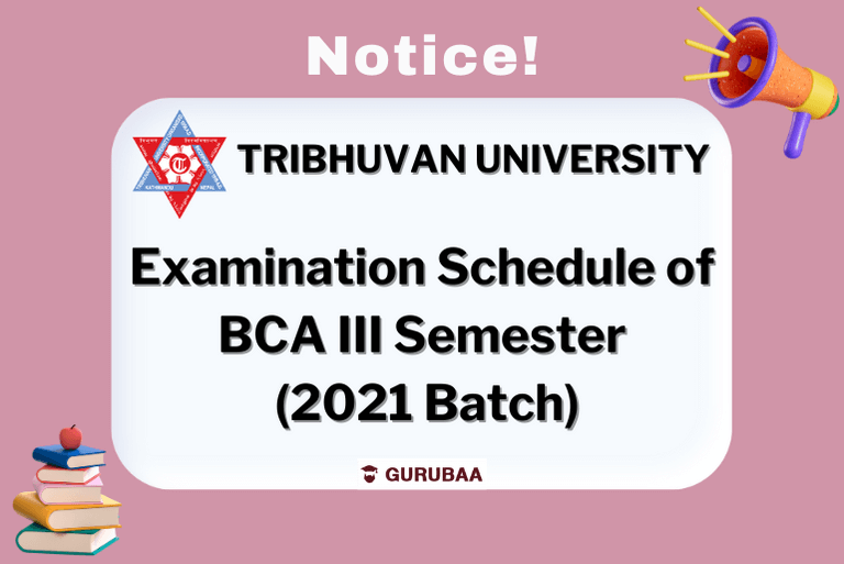 Tribhuvan University BCA III Semester Exam Schedule Notice