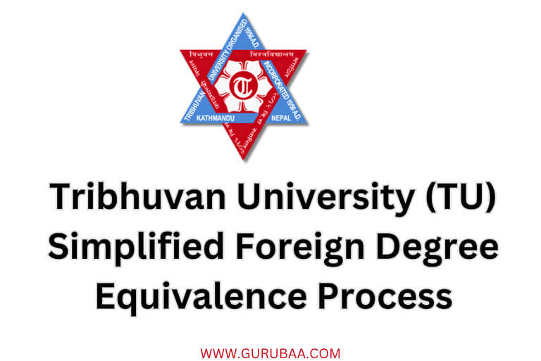 Tribhuvan University Foreign Degree Equivalence Process Logo