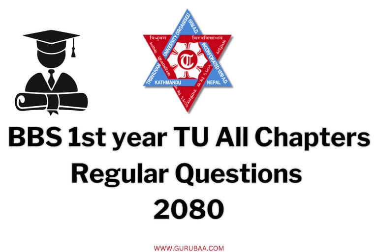 BBS 1st Year TU Questions 2080, Kathmandu, Nepal.