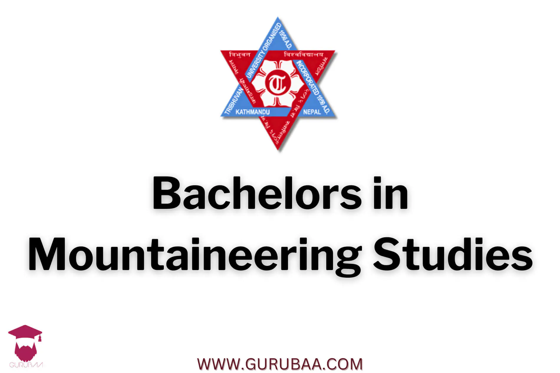 Bachelors in Mountaineering Studies logo and text
