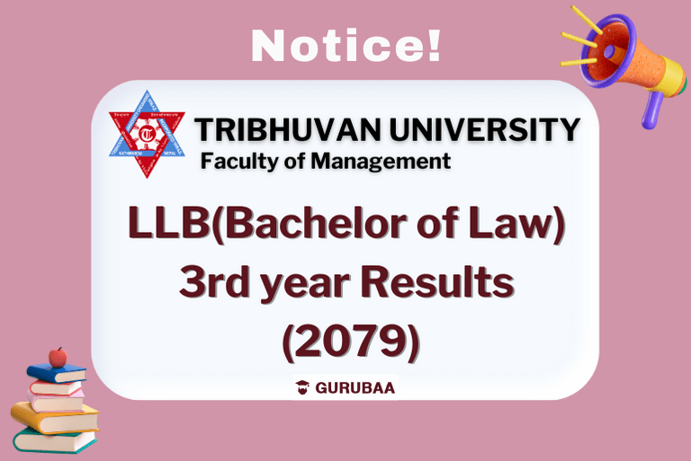 Tribhuvan University LLB 3rd Year Results Notice 2079.
