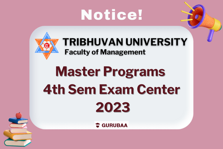 Tribhuvan University Master Exam Center Notice 2023