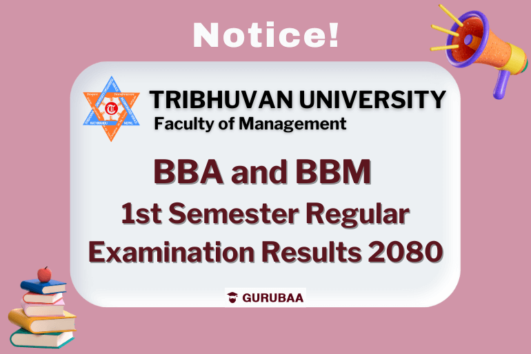 Tribhuvan University BBA BBM 1st Semester Results Announcement
