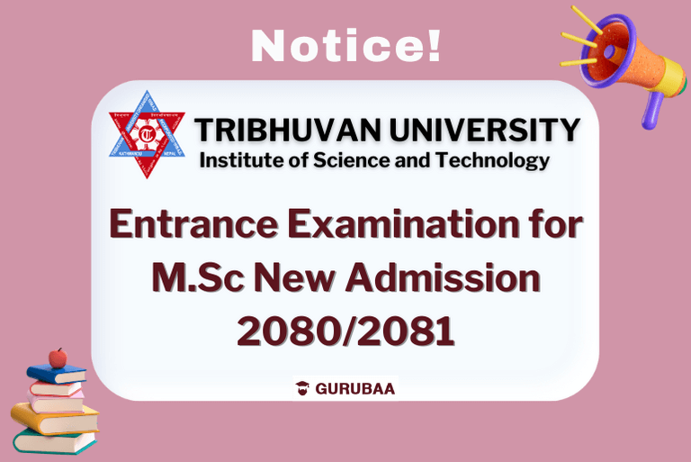 Tribhuvan University M.Sc Entrance Exam Notice 2080/2081