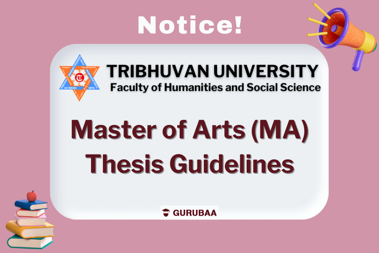 Tribhuvan University MA Thesis Guidelines Notice