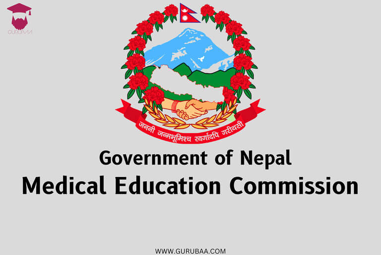 Government of Nepal Medical Education Commission logo.