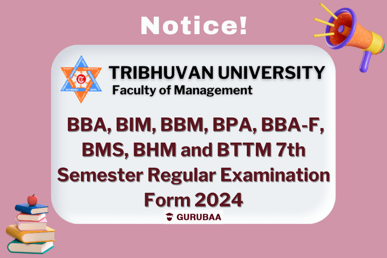 Tribhuvan University exam form notice 2024, Faculty of Management.
