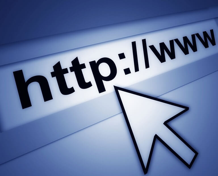 Web browser URL bar with http:// and arrow cursor.