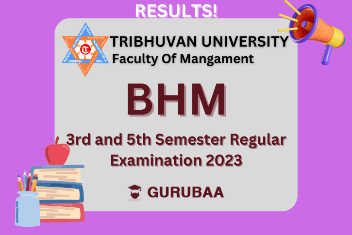 bhm 3rd and 5th sem results for notice of gurubaa