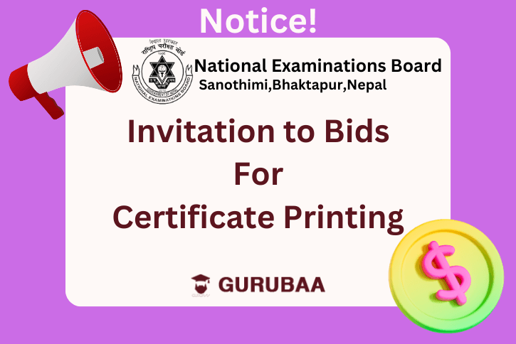 invitation to bids for the post of gurubaa