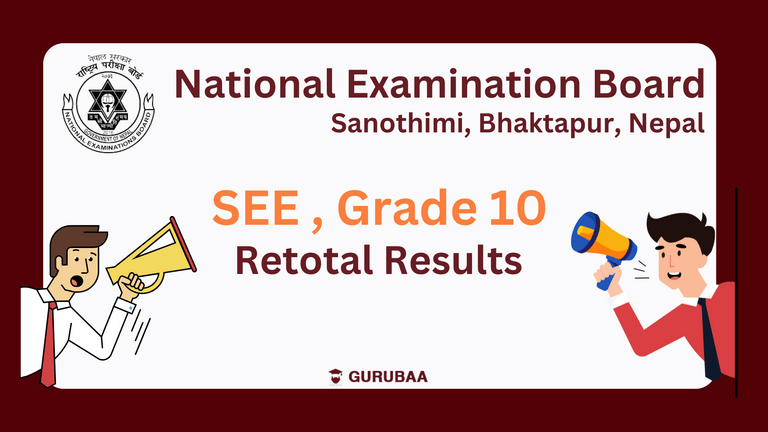 National Examination Board Grade 10 Retotal Results Announcement