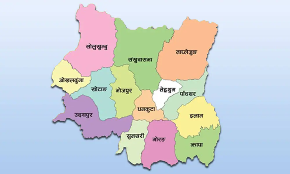 Province 1 map map of province 1