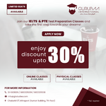 IELTS – PTE DISCOUNT