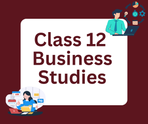 business studies Class 12 Business Studies educational graphic